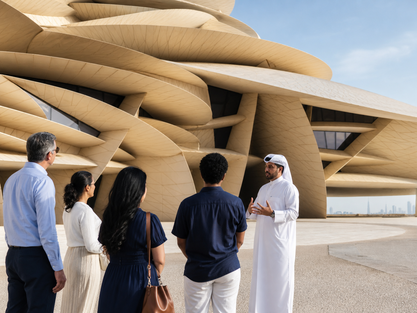 Guided visit to the National Museum of Qatar
